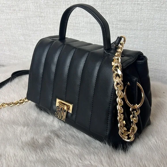 ✨NWT ✨Steve Madden black quilted purse - Picture 1 of 7